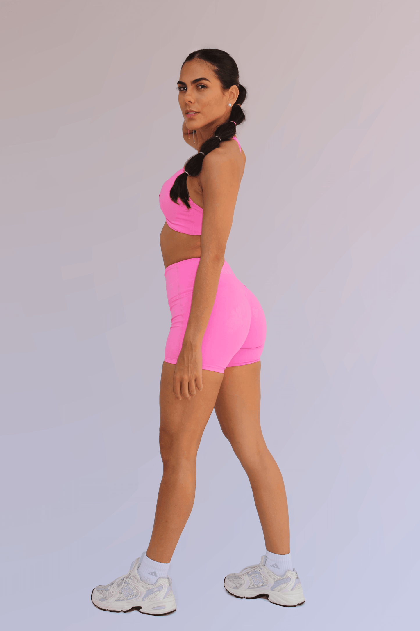 SHORT HOT FUCSIA SET
